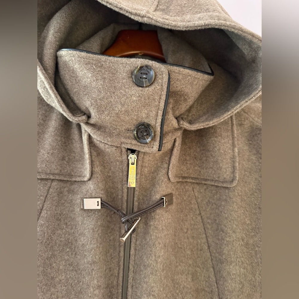 Wool hooded Calvin Klein Cape size XL - Picture 5 of 13